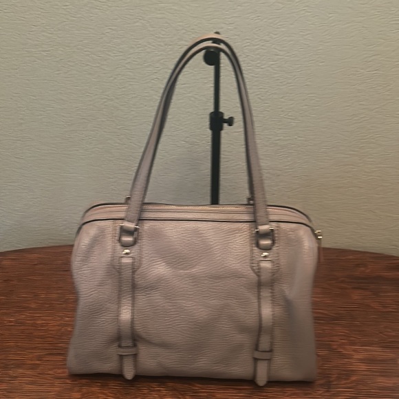 Michael Michael Kors Bedford Leather Medium Top Zip Satchel Crossbody - Picture 5 of 16